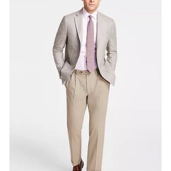 Michael Kors Cream Linen Unlined Blazer44R MSRP$295 - Picture 1 of 11